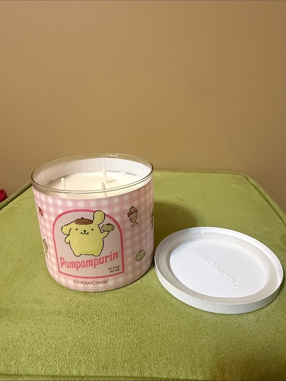 GooseCreek x Hello Kitty And Friends Pompompurin Hello Kitty 3-Wick Candle